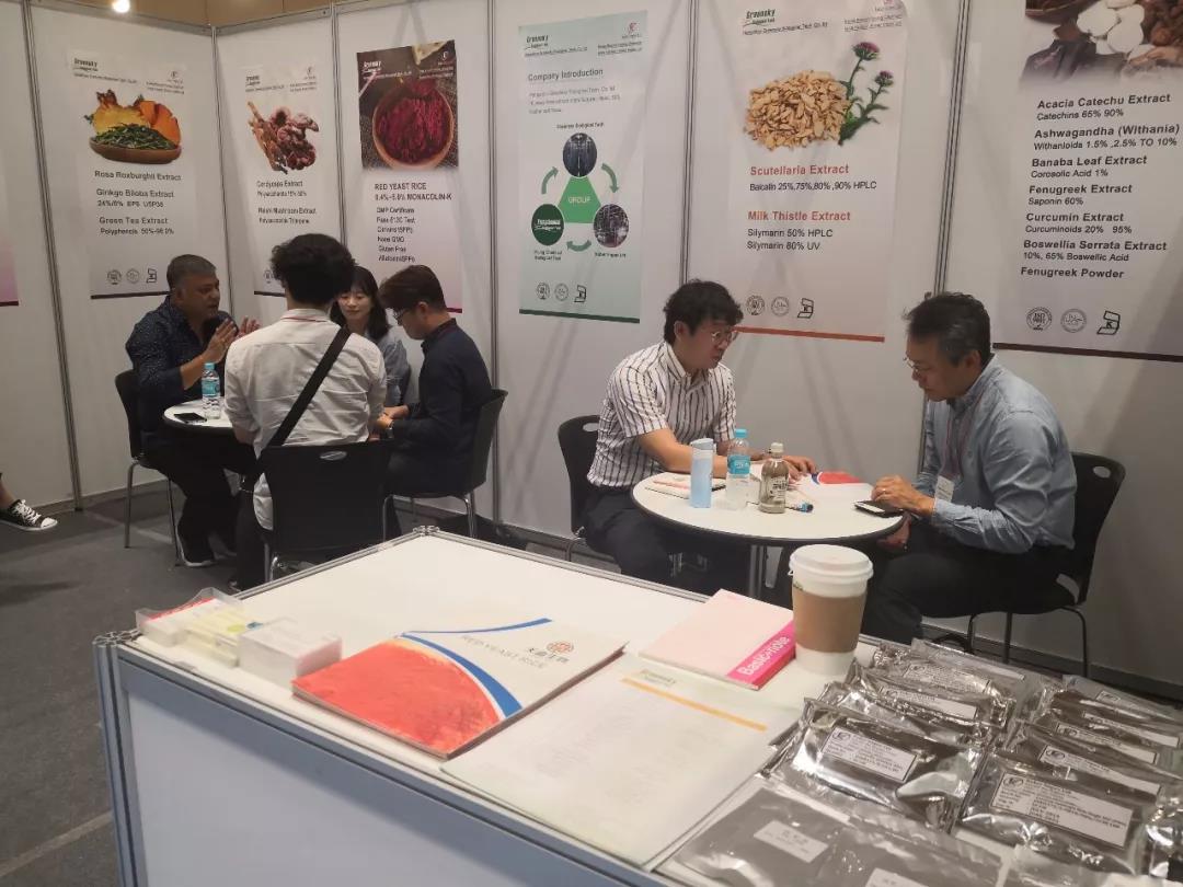 绿天生物参加“CPhI Korea 2019世界制药原料韩国展”